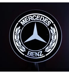 Spiegellampensatz Mercedes ø100